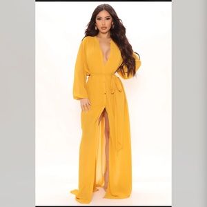 Pass the mimosas maxi dress
